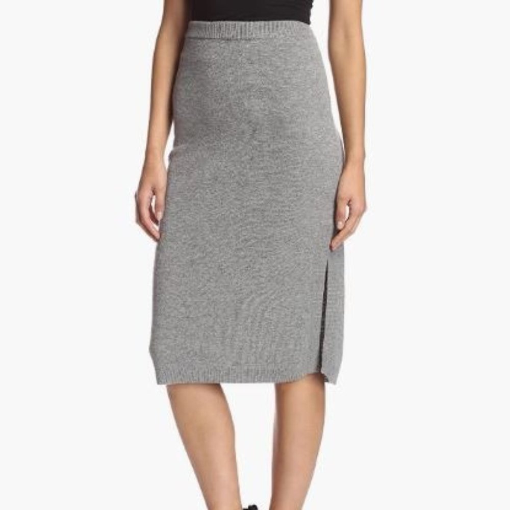 Wool Midi Skirt - Size XS